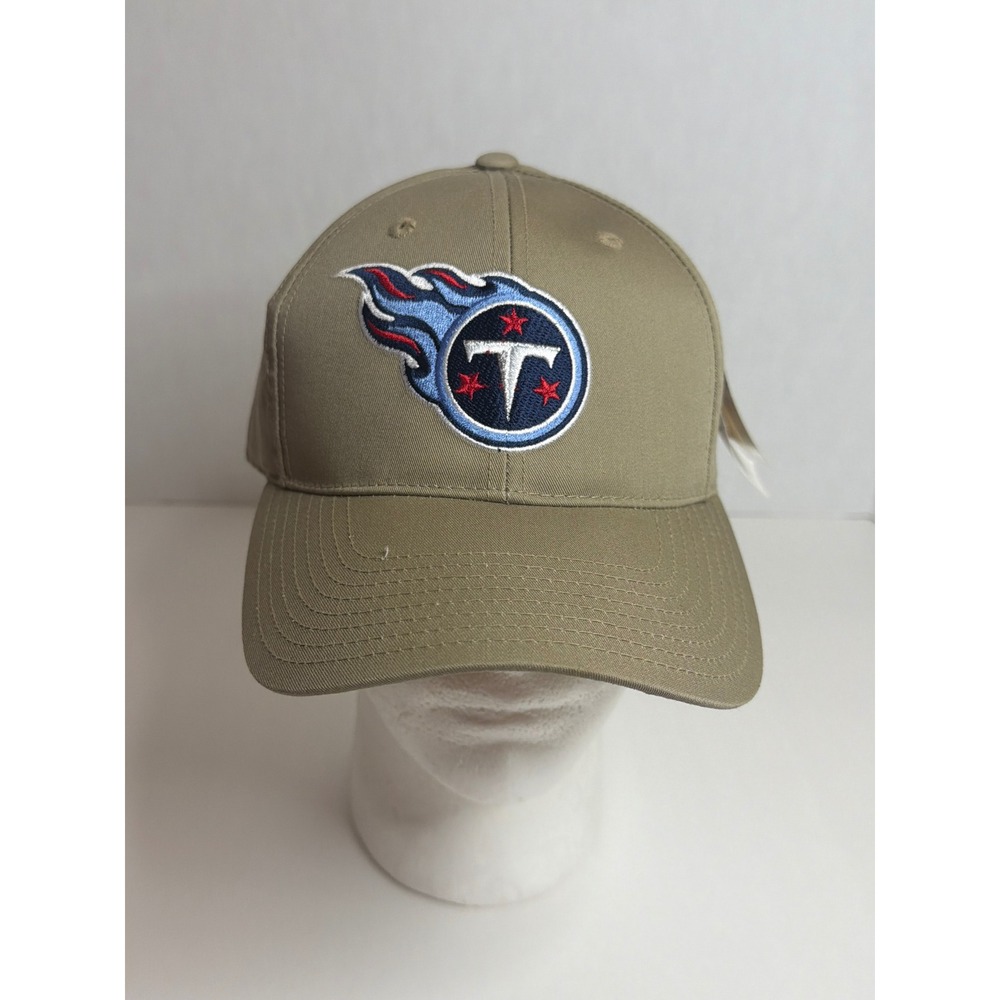 Annco Tennessee Titans NFL Snapback Hat Khaki Tan Embroidered Logo Cap NWT